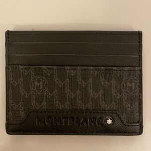 Men’s Montblanc card holder - very good condition. Dust cover (slight mark)